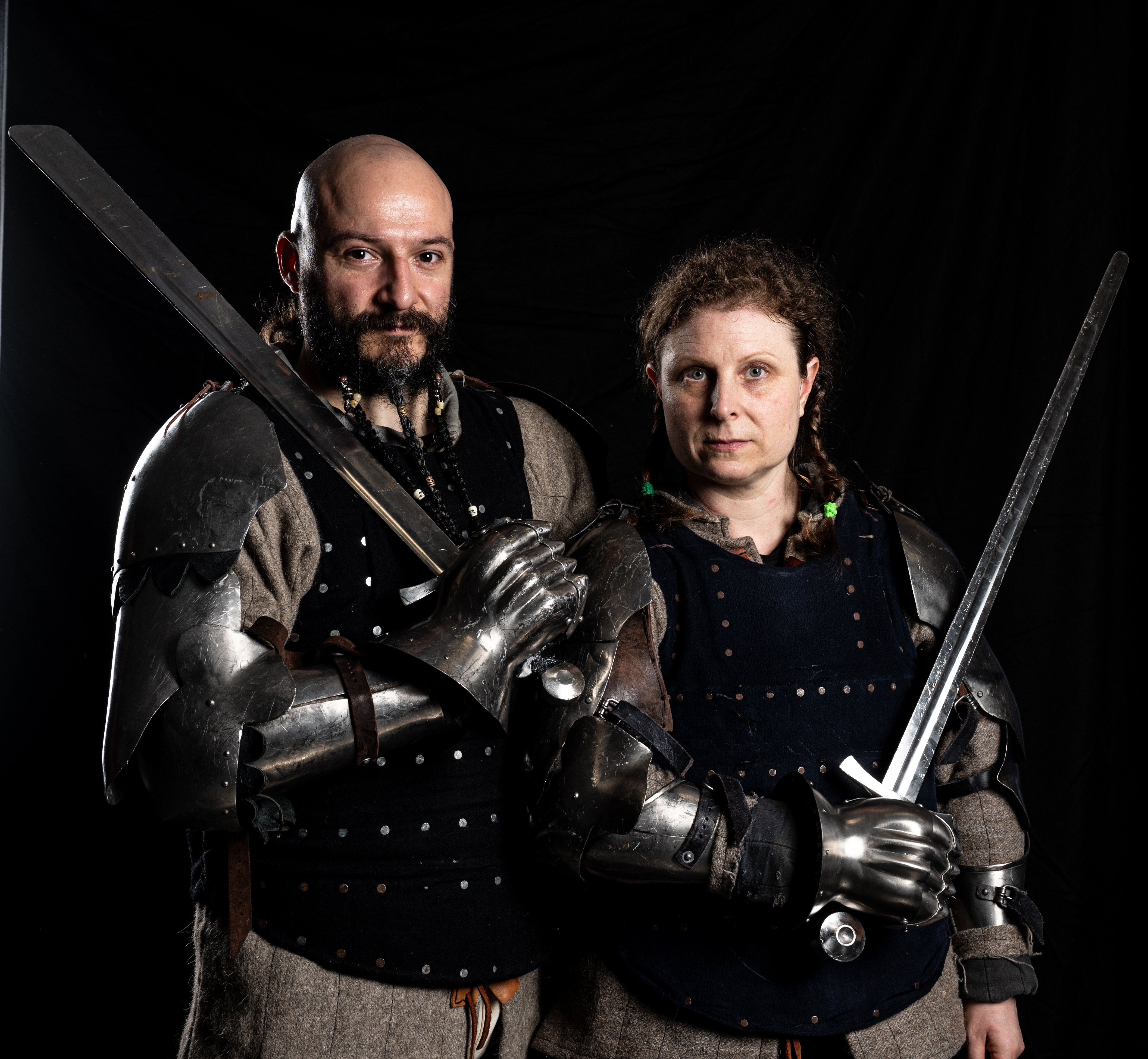 Béhourd en armure